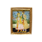 Dolls House Indian Culture Small Painting Gold Frame Miniature Accessory 1:12