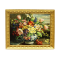 Dolls House Spring Flowers in Vase Picture Painting Gold Frame 1:12 Accessory