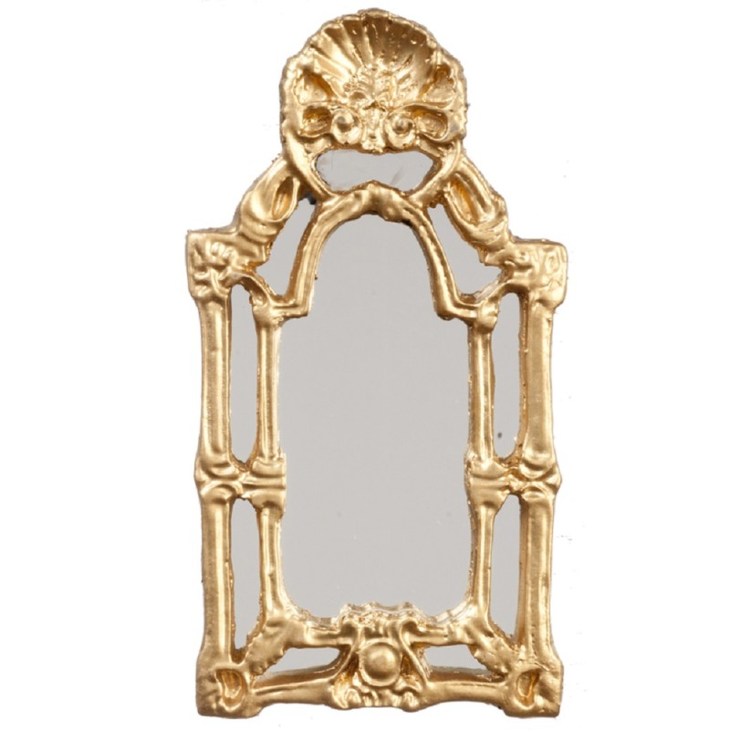 Dolls House Victorian Baroque Wall Mirror Miniature 1:12 Accessory 