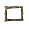 Dolls House Empty Antique Gold Picture Painting Frame Rectangular MD