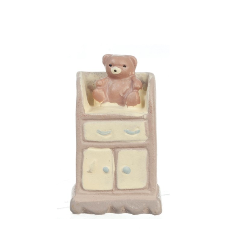 Dolls House Changing Table 1:48 Scale 1/4 inch Mini Miniature Nursery Furniture