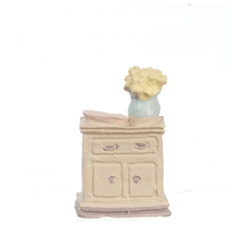Dolls House Washstand 1:48 Scale 1/4 inch Mini Bedroom Miniature Furniture