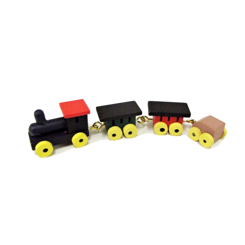 Dolls House Miniature Shop Nursery Accessory Wooden Traditional Boys Toy Train