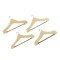 Dolls House 4 Wooden Coat Hangers Miniature Bedroom Wardrobe Shop Accessory