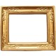 Dolls House Gold Empty Picture Frame Miniature Ornate Painting Accessory 1:12