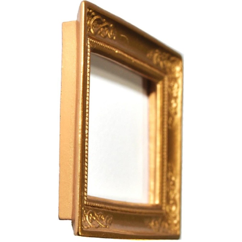 Dolls House Gold Empty Picture Frame Miniature Ornate Painting Accessory 1:12