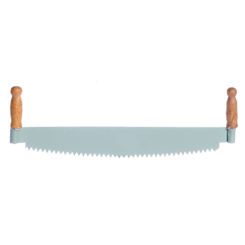 Dolls House 2 Man Crosscut Wood Saw Garden Shed Garage Accessory Work Tools 