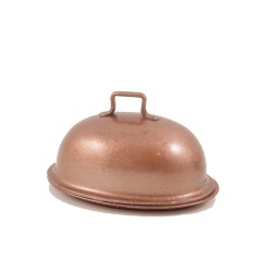 1:12 Dollhouse Miniature Copper Set of Pots and Pans with Lids AZ B0109 