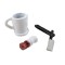 Dolls House Old Fashioned Shaving Set Mug Brush & Razor Bathroom Accessory