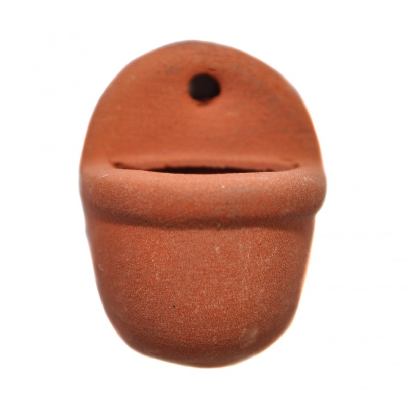 Dolls House Terracotta Wall Plant Pot Planter Miniature Garden Accessory