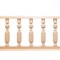Dolls House Balcony Porch Railing Miniature Mini Mundus Builders DIY Bare Wood