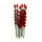 Dolls House 6 Red Berry Flowers on Stem Miniature Garden or Vase