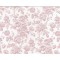 Dolls House Tiffany Rose Miniature Print Wallpaper 3 Sheets