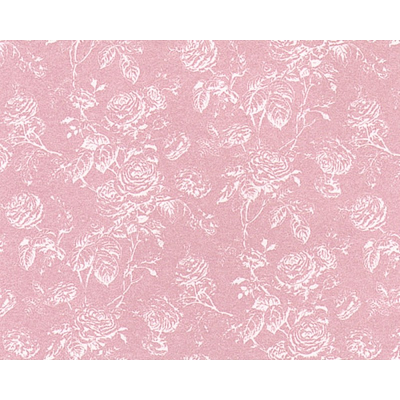 Dolls House Tiffany Reverse Rose Miniature Print Wallpaper 3