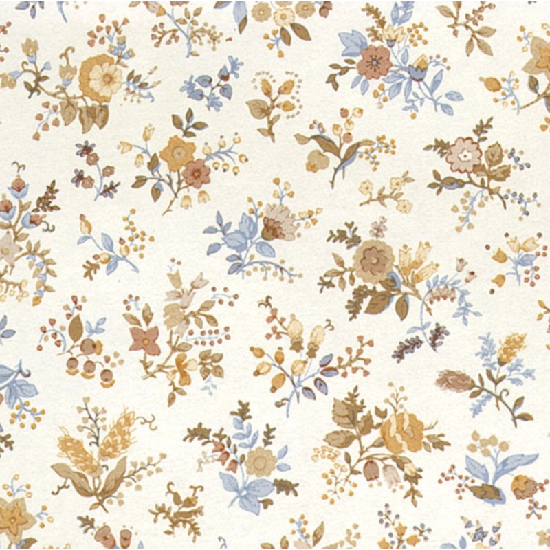 Dolls House Country French Collection Monique Miniature Print Wallpaper 3 Sheets