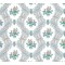 Dolls House Ogee Lace Cream Rose Miniature Print Wallpaper 3 Sheets