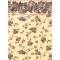 Dolls House Kismet Violet Miniature Print 1:12 Scale Wallpaper 3 Sheets 