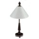 Dolls House Contemporary Bronze Table Lamp 12V Electric Lighting 