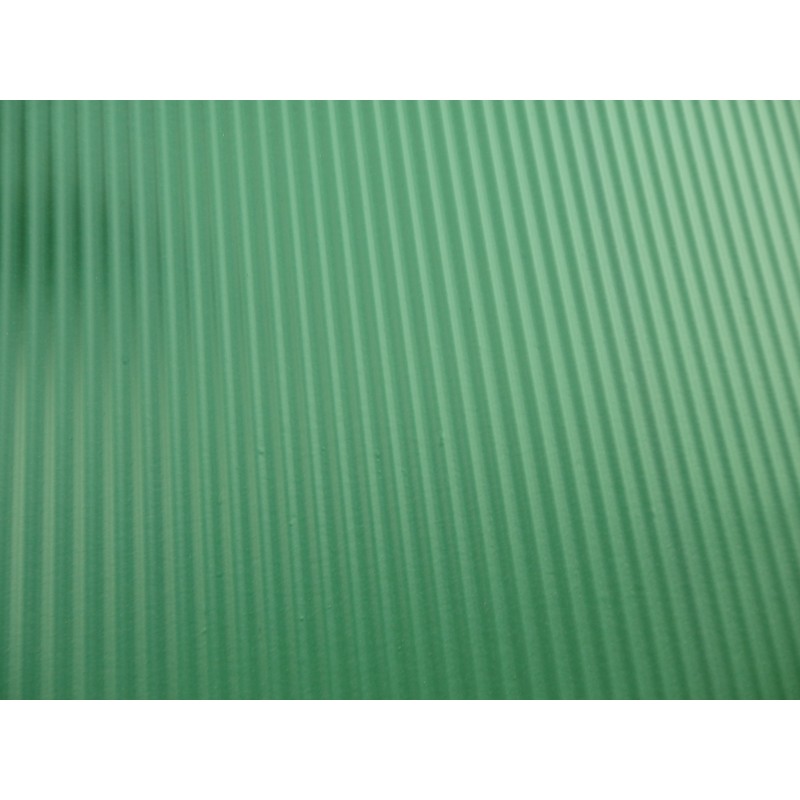 Dolls House Builders DIY Fittings Corrugated Tin Roof Sheet Green