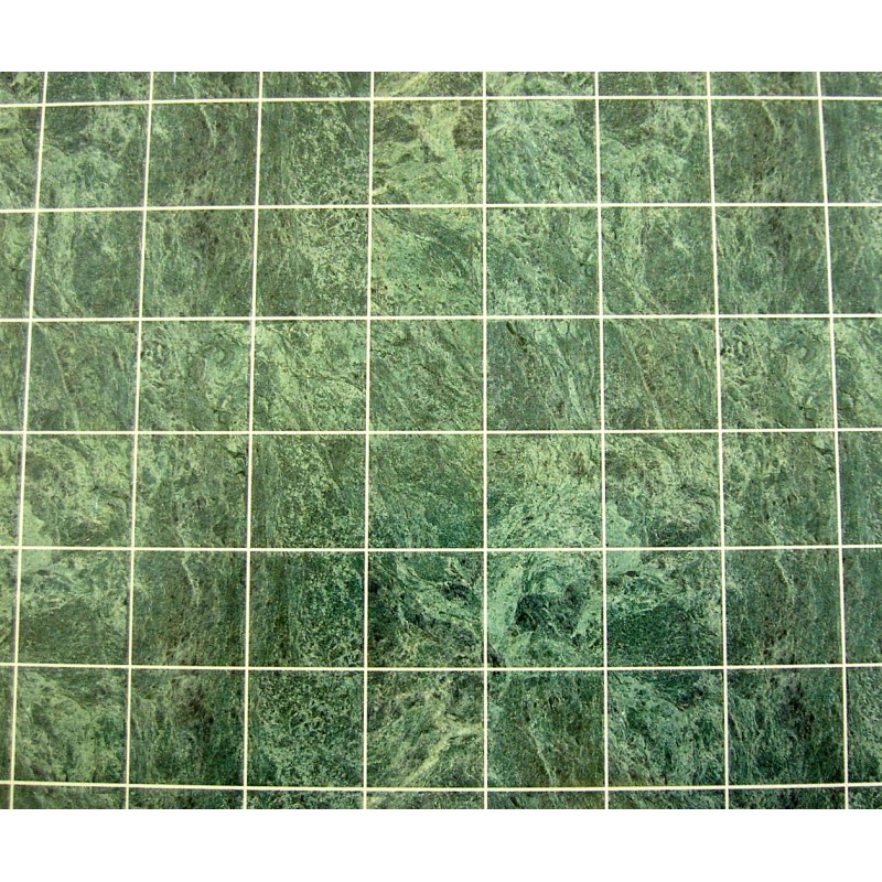 Dolls House Miniature Kitchen Bathroom Flooring Tiles Green Marble Tile Sheet