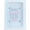 Dolls House Pink Twinkle Little Star Picture White Frame Nursery Accessory 1:12