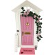 Dolls House Pink Fairy or Elf Door Set Miniature DIY Decor Accessory 1:12 Dolls House Pink Fairy or Elf Door Set Miniature DIY Decor Accessory 1:12