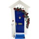 Dolls House Blue Fairy or Elf Door Set Miniature DIY Decor Accessory 1:12 Dolls House Blue Fairy or Elf Door Set Miniature DIY Decor Accessory 1:12