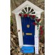 Dolls House Blue Fairy or Elf Door Set Miniature DIY Decor Accessory 1:12 Dolls House Blue Fairy or Elf Door Set Miniature DIY Decor Accessory 1:12