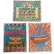 Dolls House Set of 3 Retro Poster Signs Miniature Diner Café Accessory 1:12