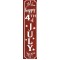 Dolls House Happy 4th July Wooden Sign Miniature Outdoor Porch Accessory 1:12
