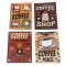 Dolls House Set of 4 Coffee Shop Posters Miniature Café Diner Accessory 1:12