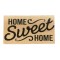 Dolls House Door Mat "Home Sweet Home" Miniature Hall Step Accessory 1:12