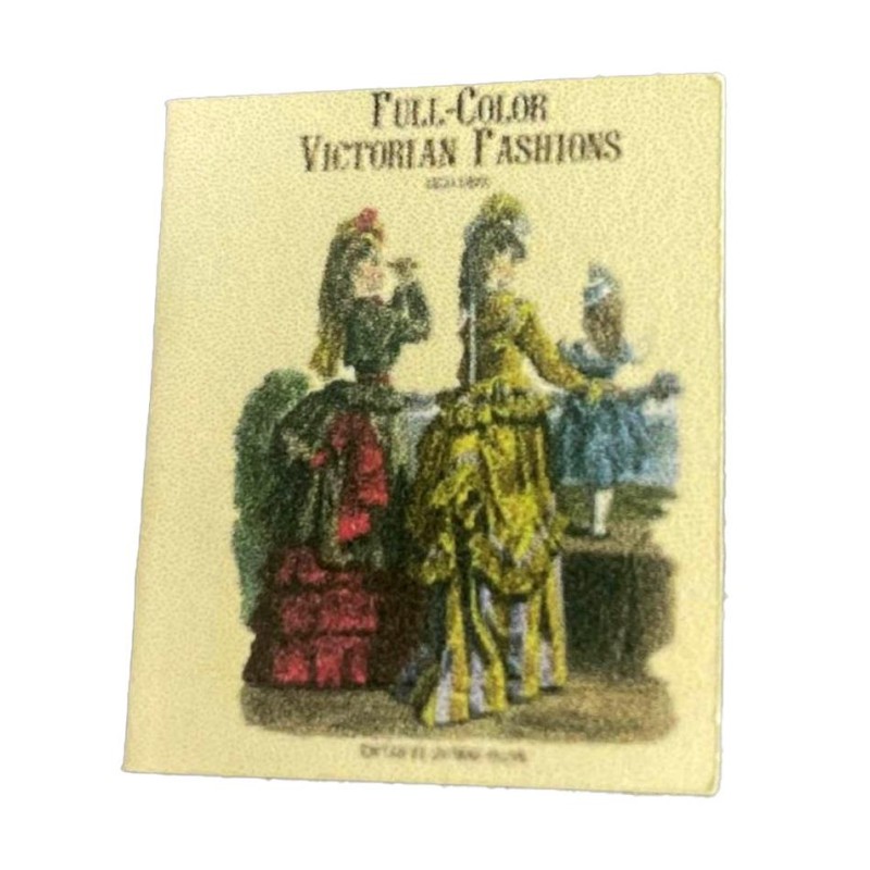Dolls House Victorian Fashion Magazine Cover Miniature Study Accessory 1:12