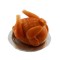 Dolls House Roast Chicken on Plate Miniature Kitchen Dining Room Accessory