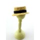 Dolls House Gentleman's Straw Boater Mans Hat Miniature Hand Made  