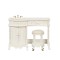 Dolls House White Avalon Sink & Stool Platinum Collection Bathroom Furniture