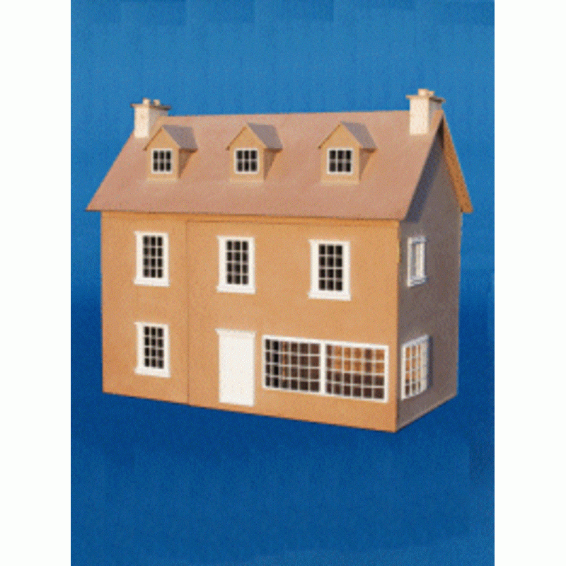 Dolls House Plans Build Your Own 1:24 Georgian Shop & Accommodation