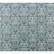 Dolls House Renaissance White on Blue Miniature Print 1:12 Wallpaper