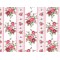 Dolls House Large Pink Roses Wallpaper Miniature Print 1:12 Scale
