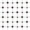 Dolls House Miniature Black & White Tile Effect Flooring 1:24 Paper
