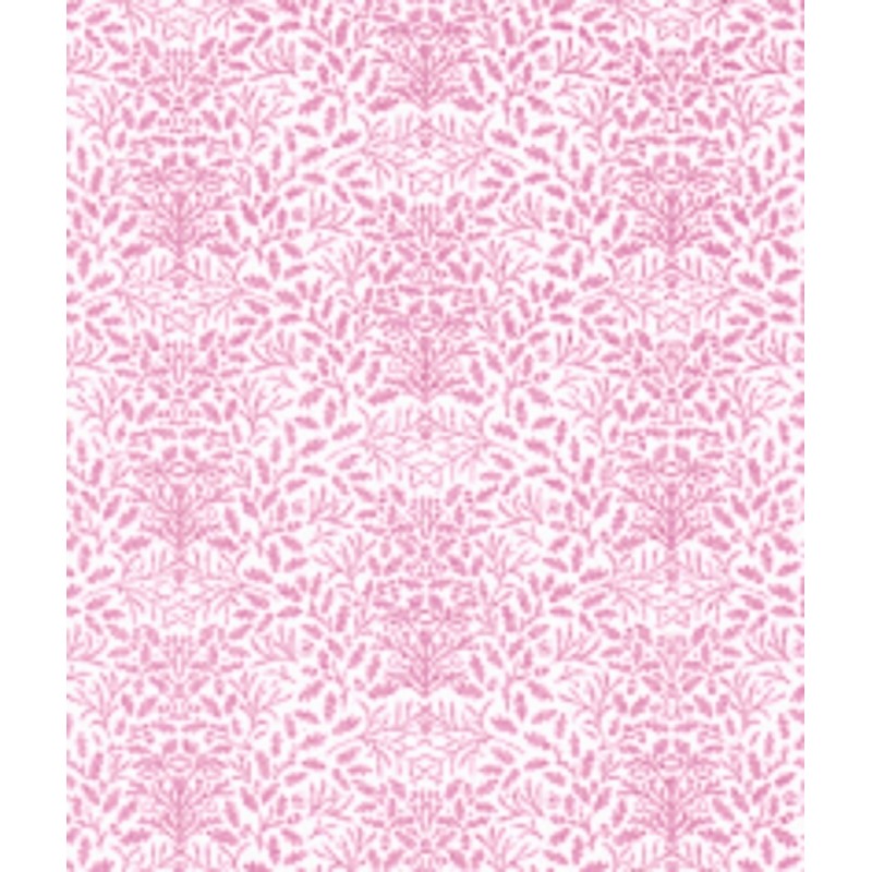 Dolls House William Morris Design Acorns Pink Half Inch 1:24 Scale Wallpaper 