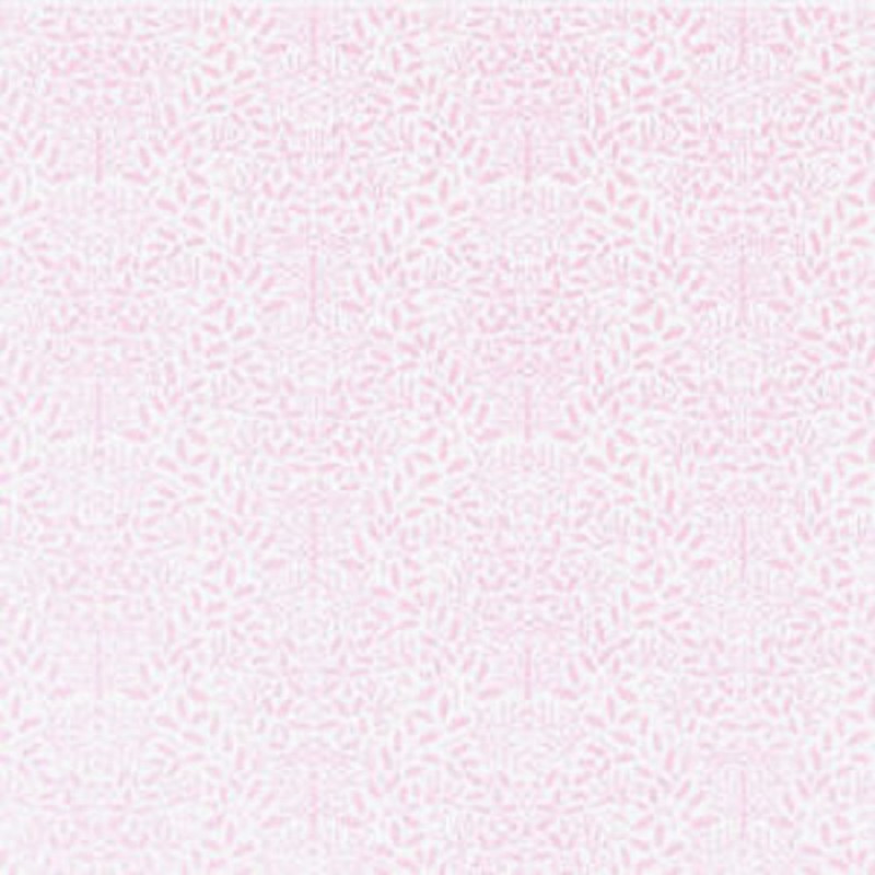 Dolls House Pale Pink White Acorns Wallpaper William Morris Design