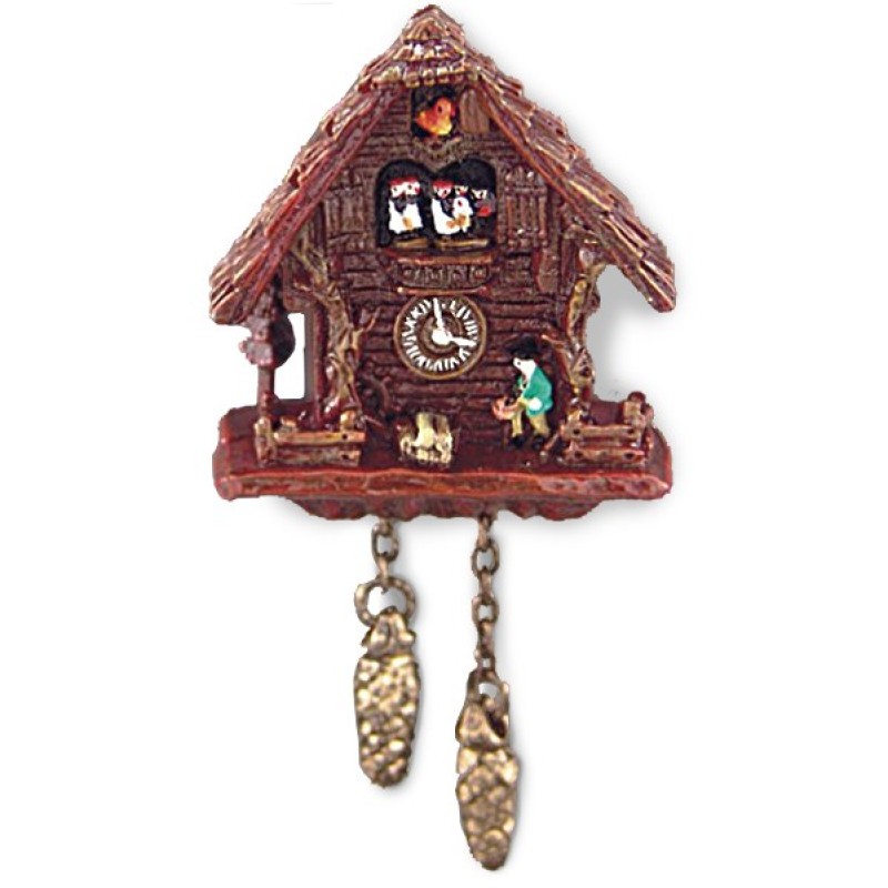 Dolls House Woodland Forest Cuckoo Clock Miniature Reutter Hall Accessory 1:12