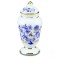 Dolls House Large Blue & Gold Vase Urn Miniature Reutter Porcelain Accessory