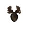 Dolls House Moose Head Wall Mount Miniature Reutter Hunting Study Den Accessory