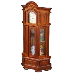 Dolls House Working Grandfather Clock & Accessories Miniature Reutter Furniture