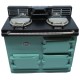 Dolls House 3 Oven Green Aga Stove Cooker Miniature Reutter Kitchen Furniture