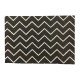 Dolls House Grey Rug with White Zig Zags Miniature Flooring Accessory 1:12 Scale