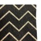 Dolls House Grey Rug with White Zig Zags Miniature Flooring Accessory 1:12 Scale
