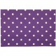 Dolls House Purple Rug with White Spots Miniature Flooring Accessory 1:12 Scale